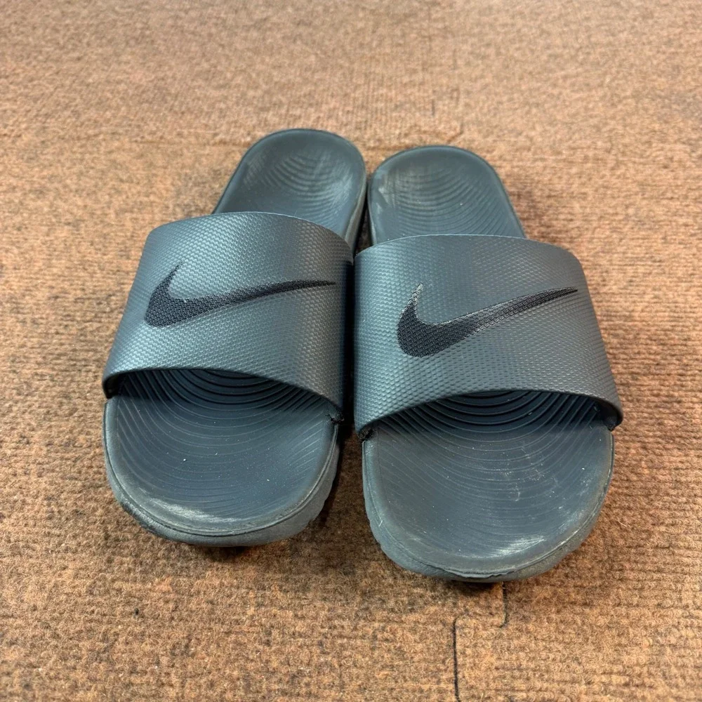 Nike gym fit comfy Kawa Shower Slide Mens 12 Black Athletic Sandals 832646-012
